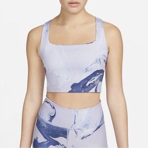 Nike Aurora Women’s Cropped Marbled Tank Top in Purple Dawn with Dri Fit Tech